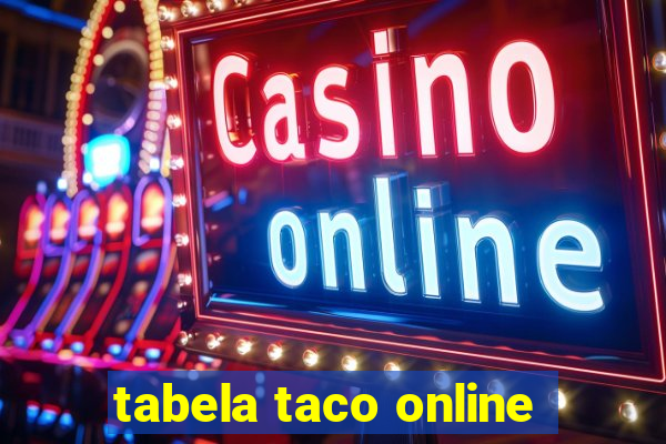 tabela taco online